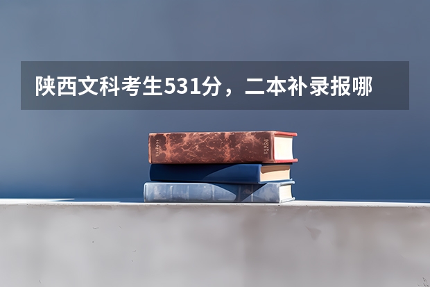 陕西文科考生531分，二本补录报哪些学校比较合适