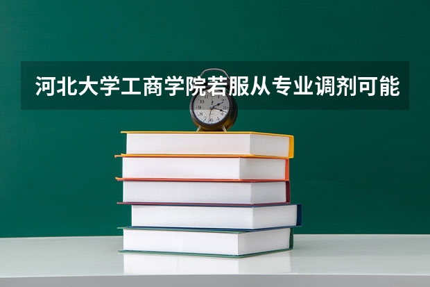 河北大学工商学院若服从专业调剂可能会被分到什么专业呢