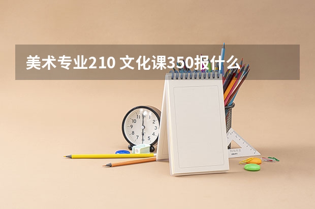 美术专业210 文化课350报什么学校好，最好是三本，真没有的话好大专也行，准走的