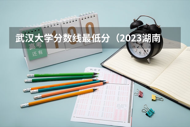 武汉大学分数线最低分（2023湖南师大分数线）