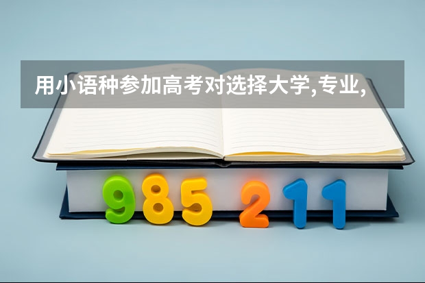 用小语种参加高考对选择大学,专业,考研,就业有什么限制和影响吗?
