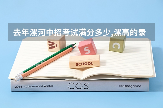 去年漯河中招考试满分多少,漯高的录取分数线多少