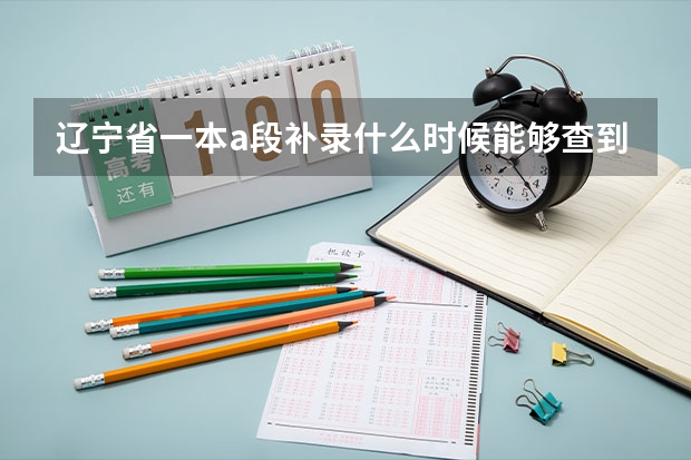 辽宁省一本a段补录什么时候能够查到结果