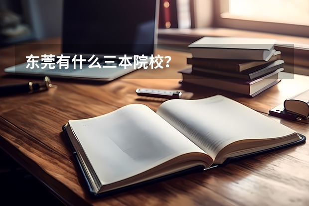 东莞有什么三本院校？