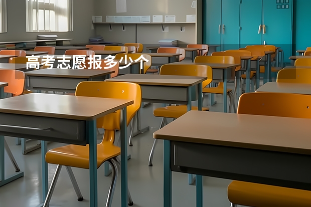 高考志愿报多少个