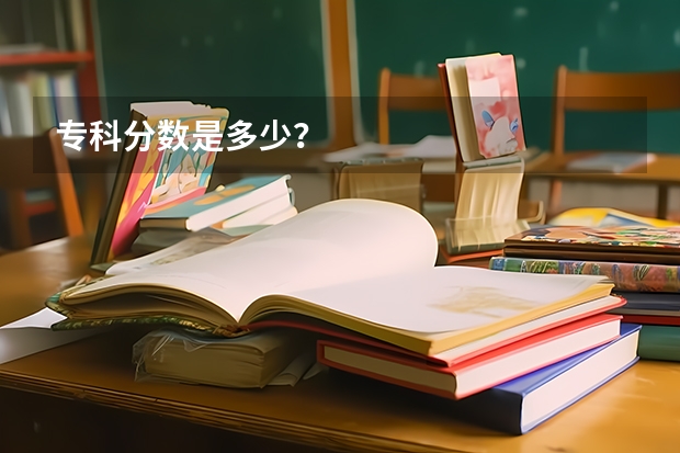 专科分数是多少？