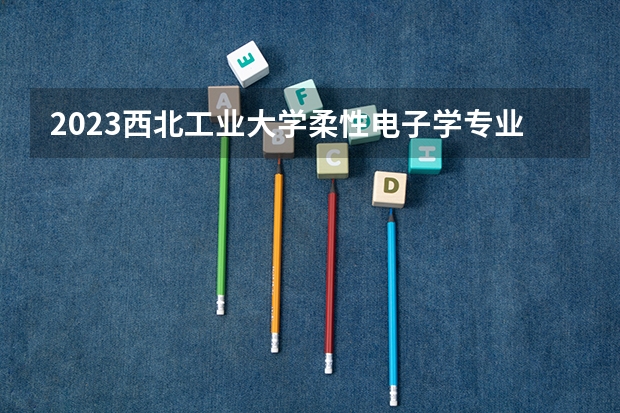 2023西北工业大学柔性电子学专业分数线及历年分数线汇总