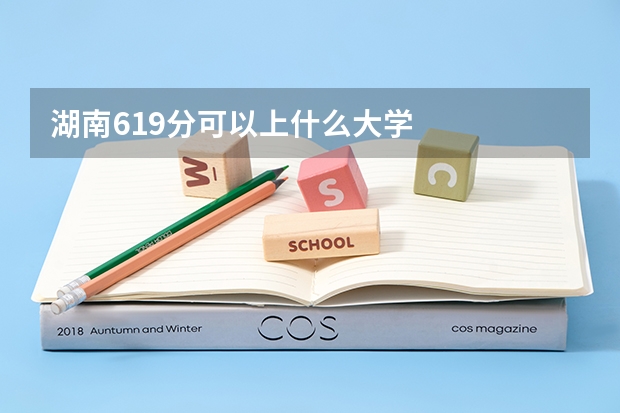 湖南619分可以上什么大学