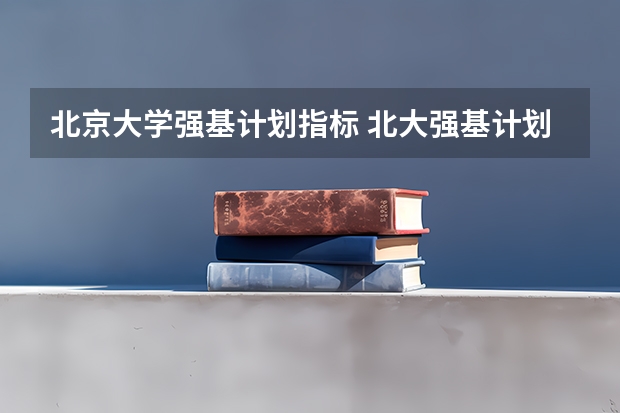 北京大学强基计划指标 北大强基计划初审通过名单
