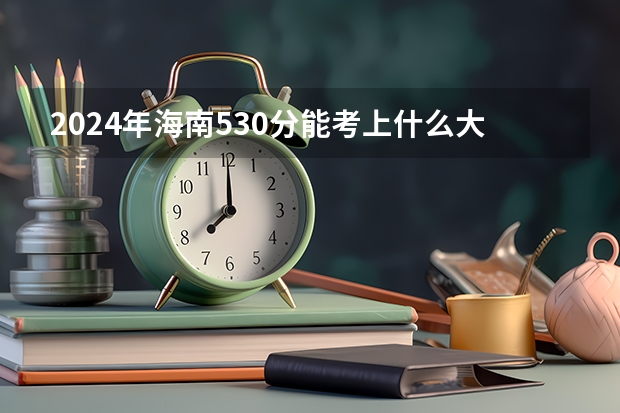 2024年海南530分能考上什么大学?