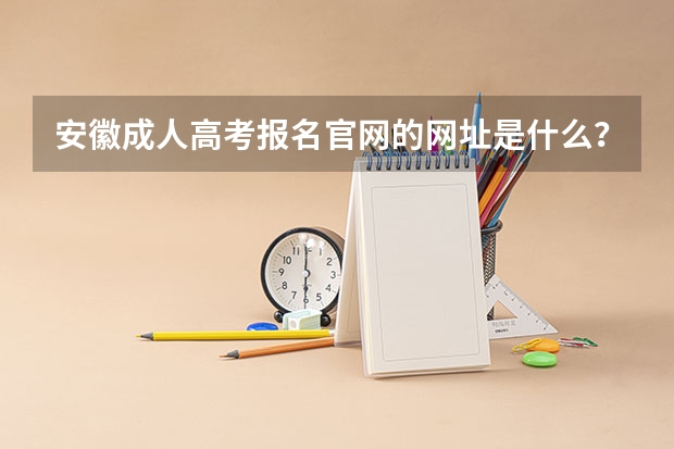 安徽成人高考报名官网的网址是什么?