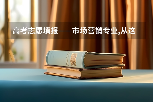 高考志愿填报——市场营销专业,从这权威角度解读该专业,出乎意料!_百...（高考志愿规划师视角——农学专业解读）