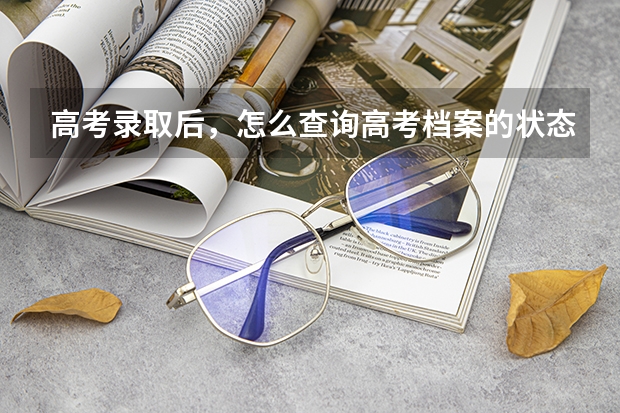 高考录取后，怎么查询高考档案的状态