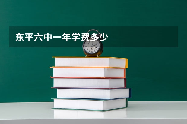 东平六中一年学费多少