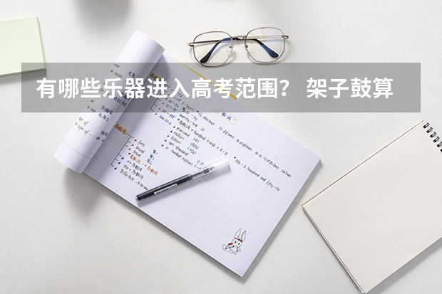 有哪些乐器进入高考范围？ 架子鼓算么..