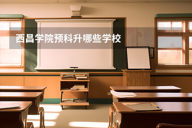 西昌学院预科升哪些学校