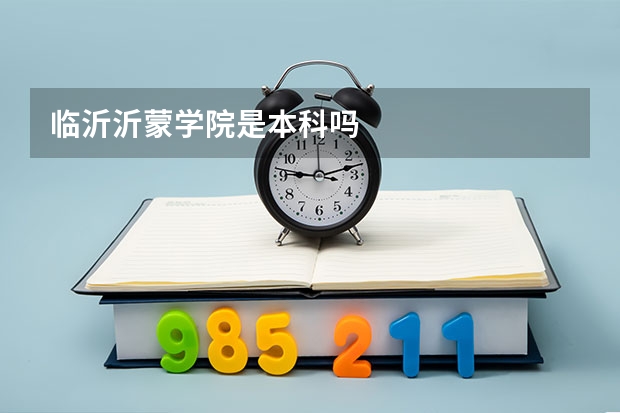 临沂沂蒙学院是本科吗
