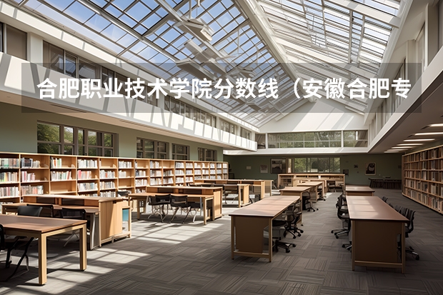 合肥职业技术学院分数线（安徽合肥专科学校排名及分数线）