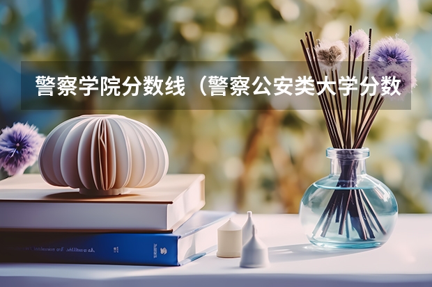 警察学院分数线（警察公安类大学分数线）
