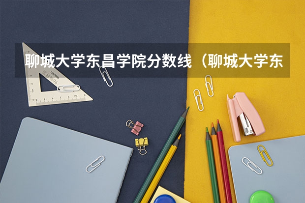 聊城大学东昌学院分数线（聊城大学东昌学院专科录取分数线）