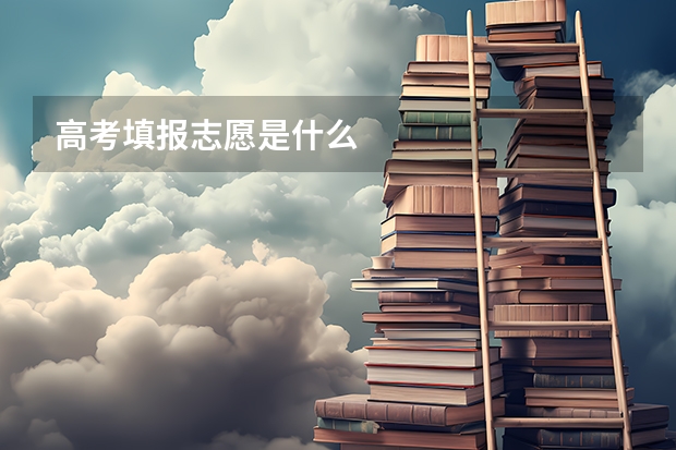 高考填报志愿是什么