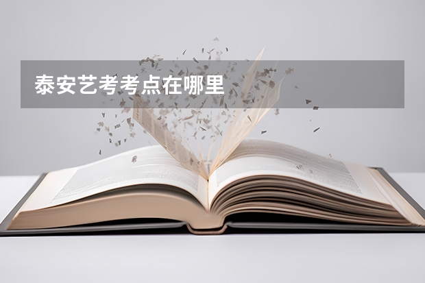 泰安艺考考点在哪里