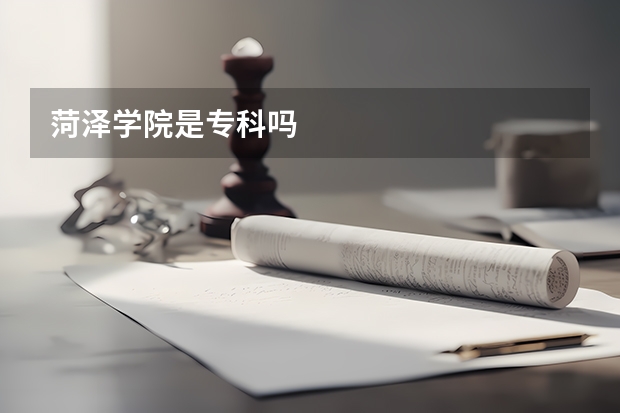 菏泽学院是专科吗