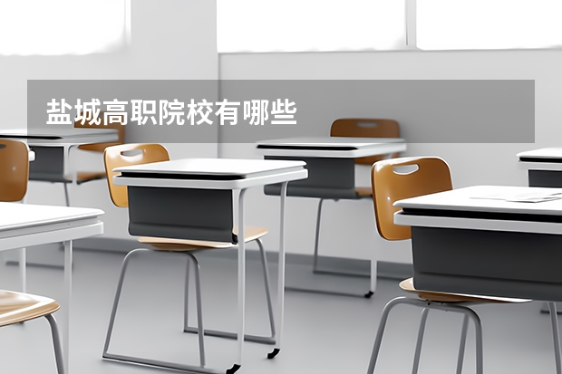 盐城高职院校有哪些