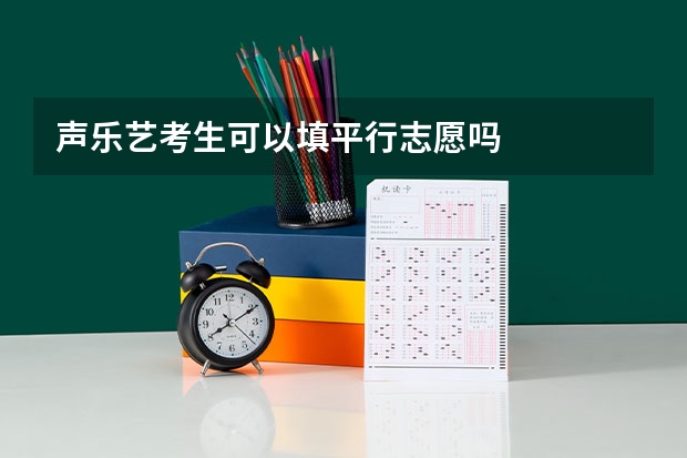 声乐艺考生可以填平行志愿吗