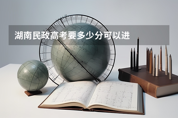 湖南民政高考要多少分可以进