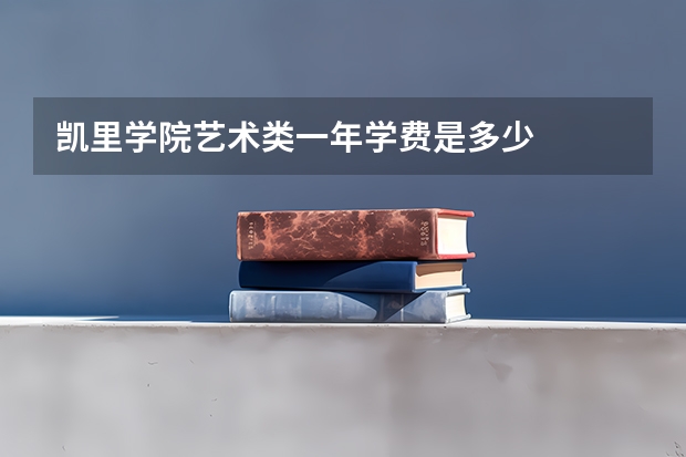 凯里学院艺术类一年学费是多少