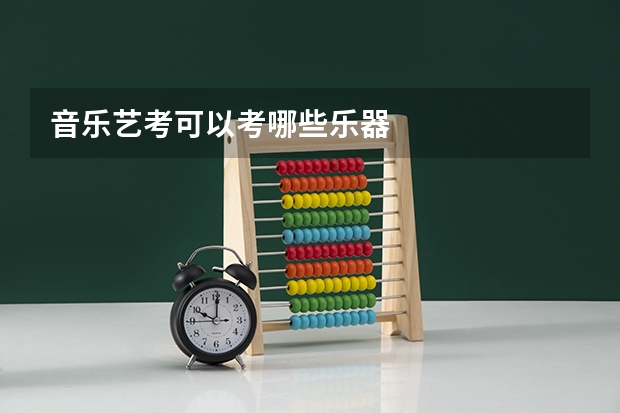 音乐艺考可以考哪些乐器