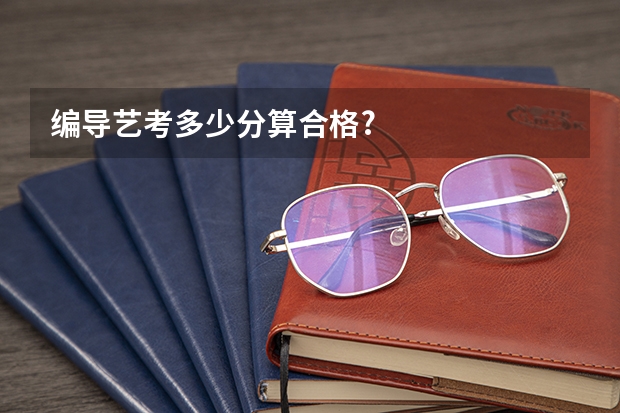 编导艺考多少分算合格?