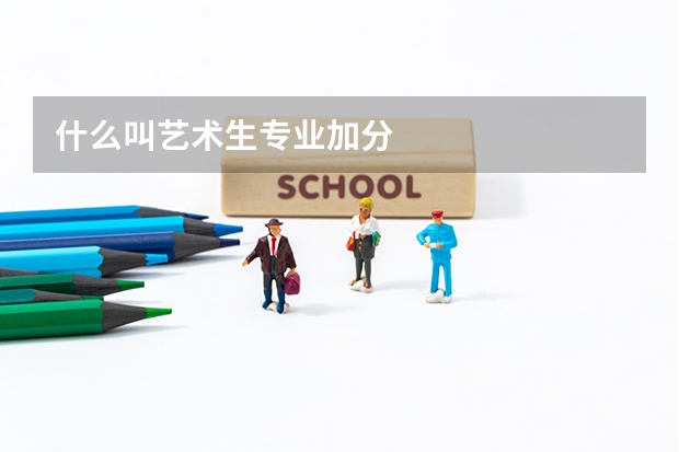 什么叫艺术生专业加分