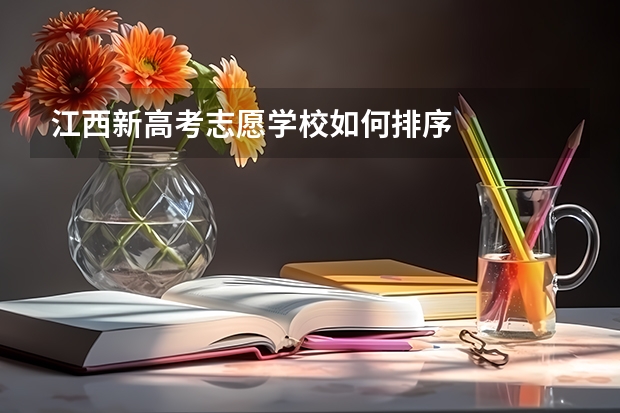 江西新高考志愿学校如何排序