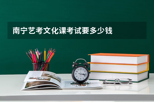 南宁艺考文化课考试要多少钱