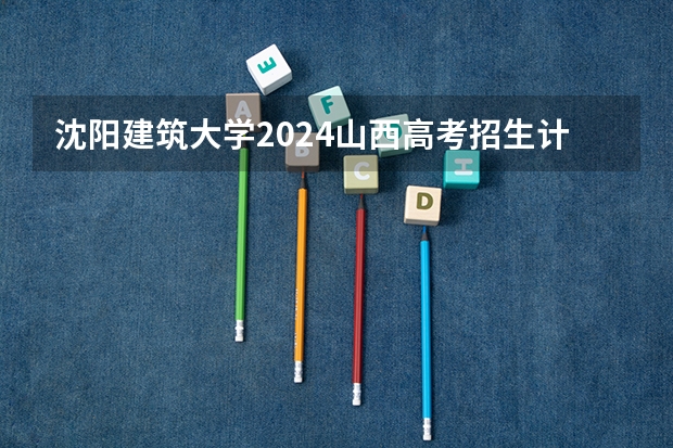 沈阳建筑大学2024山西高考招生计划 招多少人