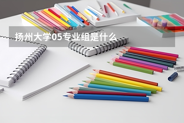 扬州大学05专业组是什么