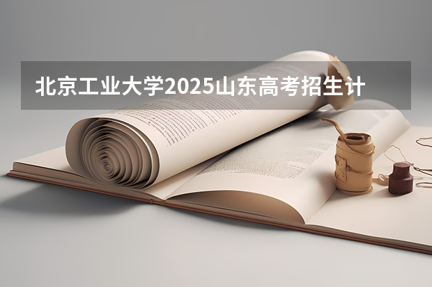 北京工业大学2025山东高考招生计划 招多少人预测