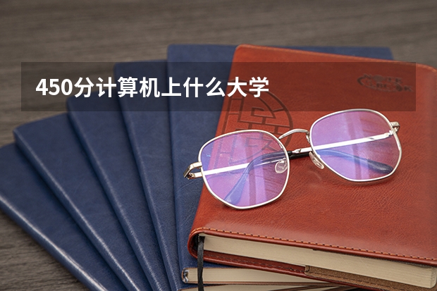 450分计算机上什么大学