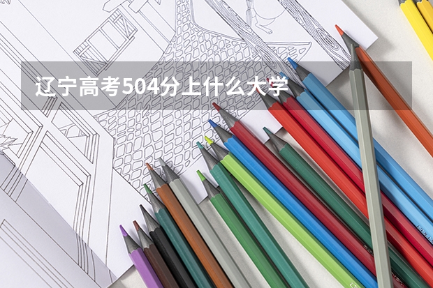 辽宁高考504分上什么大学
