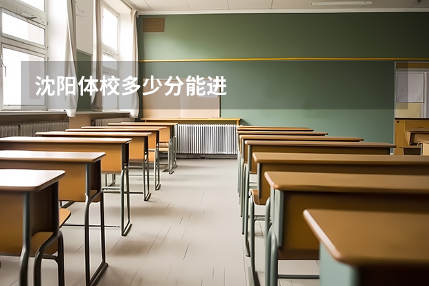 沈阳体校多少分能进