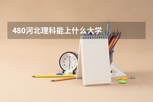480河北理科能上什么大学