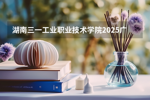 湖南三一工业职业技术学院2025广东高考招生计划 招多少人