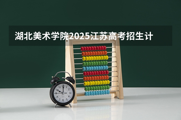 湖北美术学院2025江苏高考招生计划 招多少人