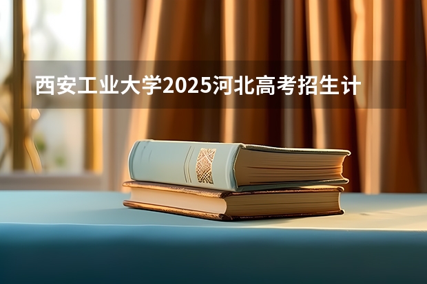 西安工业大学2025河北高考招生计划 招多少人