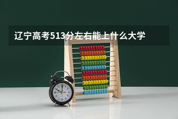 辽宁高考513分左右能上什么大学