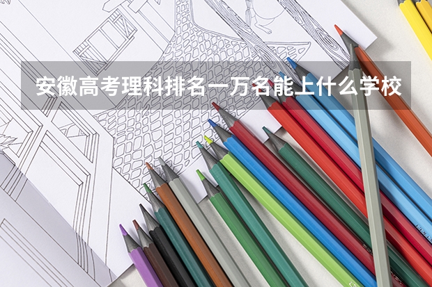 安徽高考理科排名一万名能上什么学校？