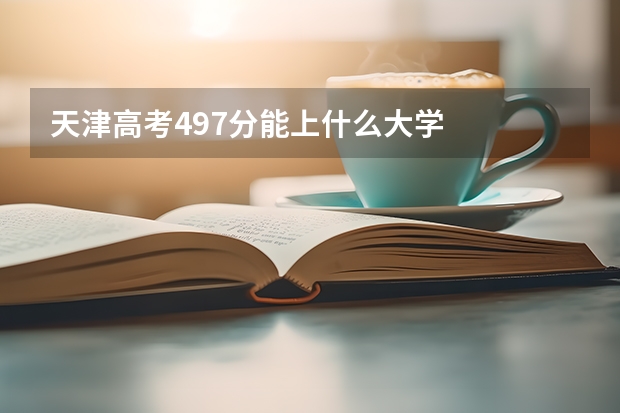 天津高考497分能上什么大学
