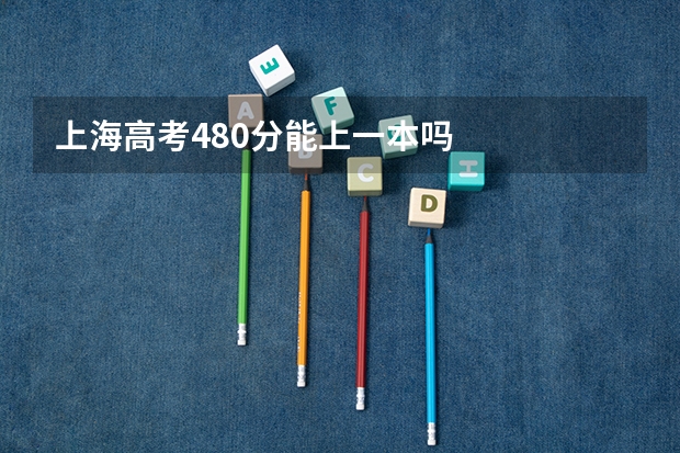 上海高考480分能上一本吗